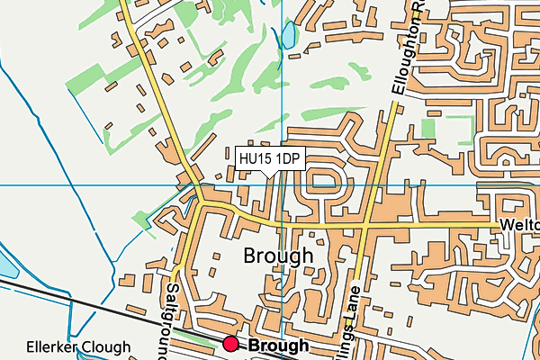 HU15 1DP map - OS VectorMap District (Ordnance Survey) HU15 1DP map - OS VectorMap District (Ordnance Survey)