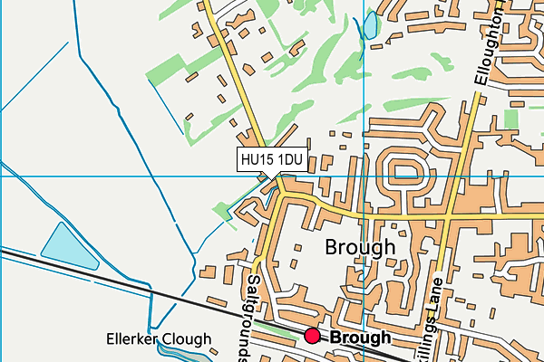 HU15 1DU map - OS VectorMap District (Ordnance Survey) HU15 1DU map - OS VectorMap District (Ordnance Survey)