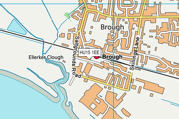 HU15 1EE map - OS VectorMap District (Ordnance Survey) HU15 1EE map - OS VectorMap District (Ordnance Survey)