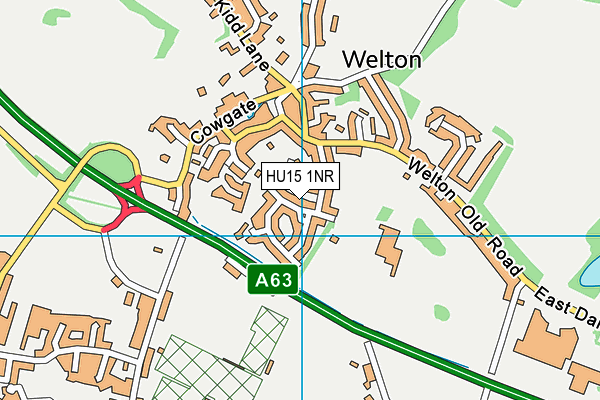 HU15 1NR map - OS VectorMap District (Ordnance Survey) HU15 1NR map - OS VectorMap District (Ordnance Survey)