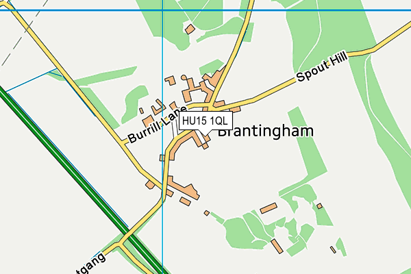 HU15 1QL map - OS VectorMap District (Ordnance Survey) HU15 1QL map - OS VectorMap District (Ordnance Survey)