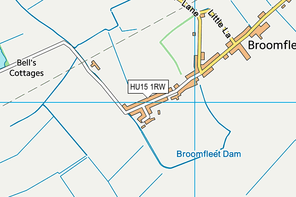HU15 1RW map - OS VectorMap District (Ordnance Survey) HU15 1RW map - OS VectorMap District (Ordnance Survey)