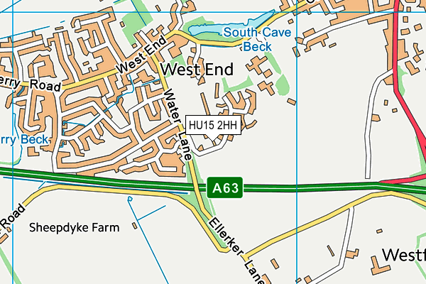 HU15 2HH map - OS VectorMap District (Ordnance Survey) HU15 2HH map - OS VectorMap District (Ordnance Survey)