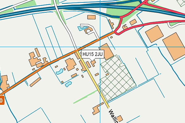 HU15 2JU map - OS VectorMap District (Ordnance Survey) HU15 2JU map - OS VectorMap District (Ordnance Survey)