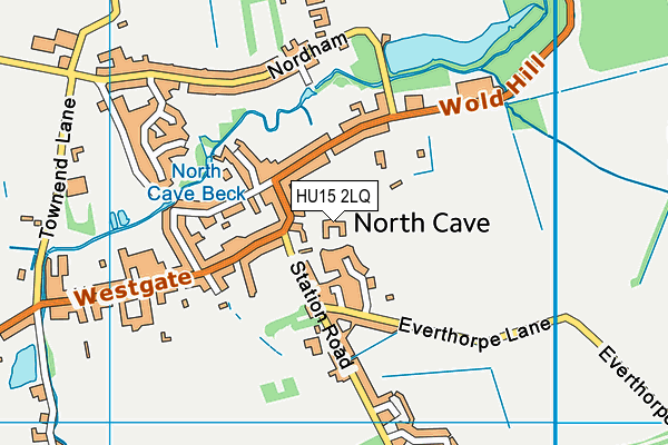 HU15 2LQ map - OS VectorMap District (Ordnance Survey) HU15 2LQ map - OS VectorMap District (Ordnance Survey)