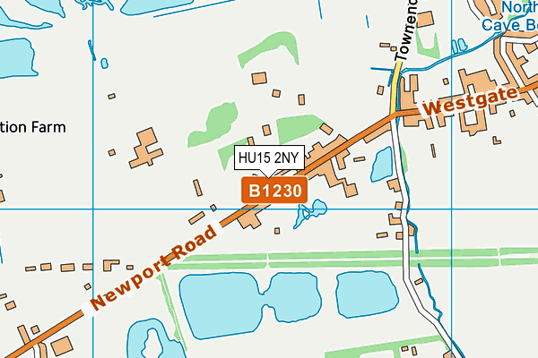 HU15 2NY map - OS VectorMap District (Ordnance Survey) HU15 2NY map - OS VectorMap District (Ordnance Survey)