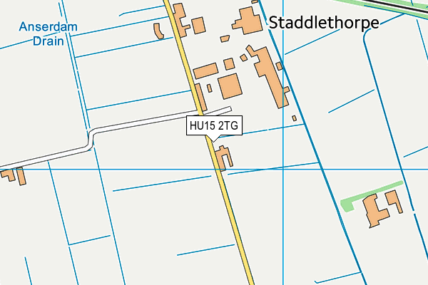 HU15 2TG map - OS VectorMap District (Ordnance Survey) HU15 2TG map - OS VectorMap District (Ordnance Survey)