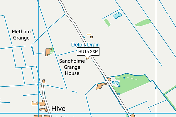 HU15 2XP map - OS VectorMap District (Ordnance Survey) HU15 2XP map - OS VectorMap District (Ordnance Survey)