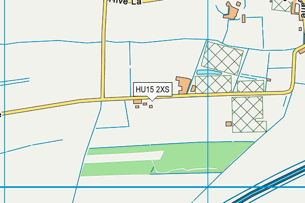 HU15 2XS map - OS VectorMap District (Ordnance Survey) HU15 2XS map - OS VectorMap District (Ordnance Survey)
