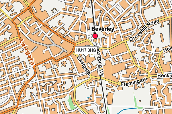 HU17 0HG map - OS VectorMap District (Ordnance Survey) HU17 0HG map - OS VectorMap District (Ordnance Survey)
