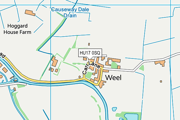 HU17 0SQ map - OS VectorMap District (Ordnance Survey) HU17 0SQ map - OS VectorMap District (Ordnance Survey)