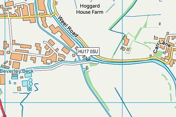 HU17 0SU map - OS VectorMap District (Ordnance Survey) HU17 0SU map - OS VectorMap District (Ordnance Survey)