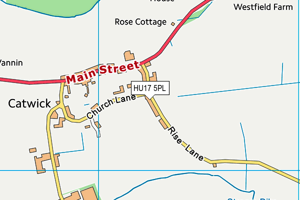 HU17 5PL map - OS VectorMap District (Ordnance Survey) HU17 5PL map - OS VectorMap District (Ordnance Survey)