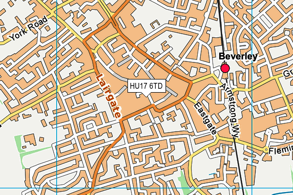 HU17 6TD map - OS VectorMap District (Ordnance Survey) HU17 6TD map - OS VectorMap District (Ordnance Survey)