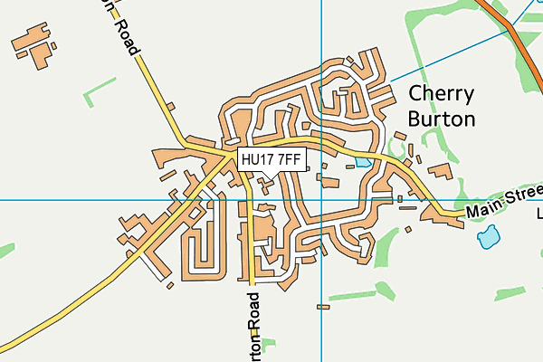 HU17 7FF map - OS VectorMap District (Ordnance Survey) HU17 7FF map - OS VectorMap District (Ordnance Survey)