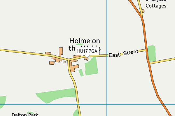HU17 7GA map - OS VectorMap District (Ordnance Survey) HU17 7GA map - OS VectorMap District (Ordnance Survey)