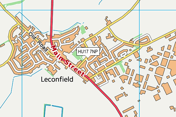 HU17 7NP map - OS VectorMap District (Ordnance Survey) HU17 7NP map - OS VectorMap District (Ordnance Survey)