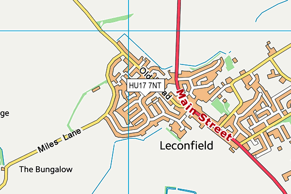 HU17 7NT map - OS VectorMap District (Ordnance Survey) HU17 7NT map - OS VectorMap District (Ordnance Survey)