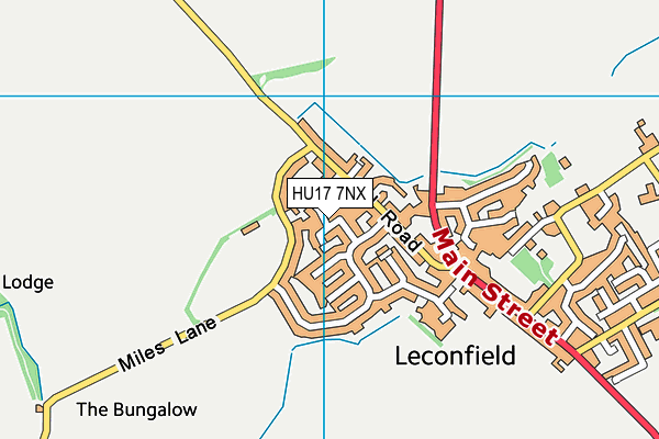 HU17 7NX map - OS VectorMap District (Ordnance Survey) HU17 7NX map - OS VectorMap District (Ordnance Survey)