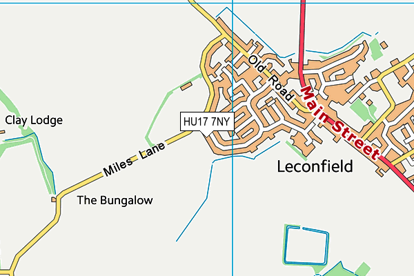 HU17 7NY map - OS VectorMap District (Ordnance Survey) HU17 7NY map - OS VectorMap District (Ordnance Survey)