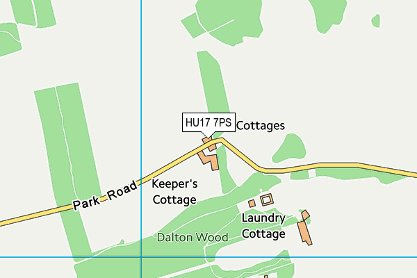 HU17 7PS map - OS VectorMap District (Ordnance Survey) HU17 7PS map - OS VectorMap District (Ordnance Survey)