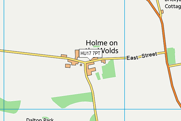 HU17 7PT map - OS VectorMap District (Ordnance Survey) HU17 7PT map - OS VectorMap District (Ordnance Survey)
