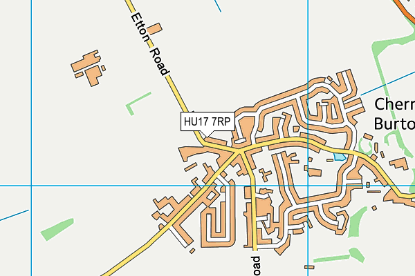HU17 7RP map - OS VectorMap District (Ordnance Survey) HU17 7RP map - OS VectorMap District (Ordnance Survey)
