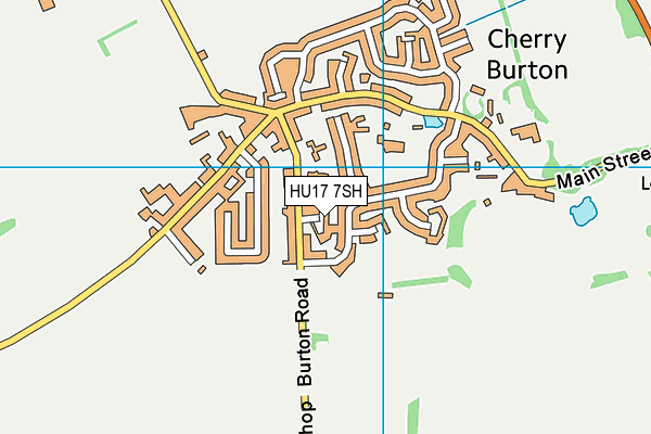 HU17 7SH map - OS VectorMap District (Ordnance Survey) HU17 7SH map - OS VectorMap District (Ordnance Survey)