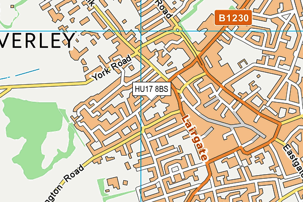 HU17 8BS map - OS VectorMap District (Ordnance Survey) HU17 8BS map - OS VectorMap District (Ordnance Survey)
