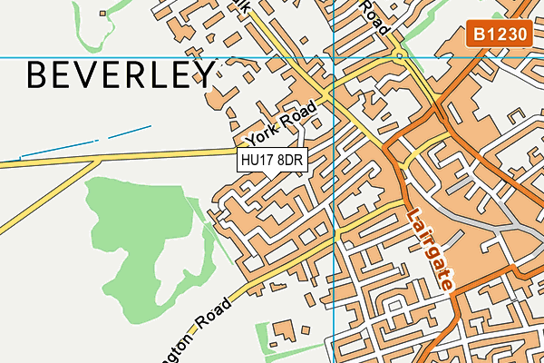 HU17 8DR map - OS VectorMap District (Ordnance Survey) HU17 8DR map - OS VectorMap District (Ordnance Survey)