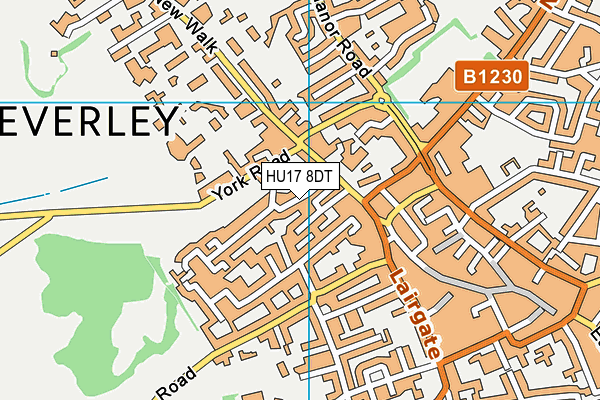 HU17 8DT map - OS VectorMap District (Ordnance Survey) HU17 8DT map - OS VectorMap District (Ordnance Survey)