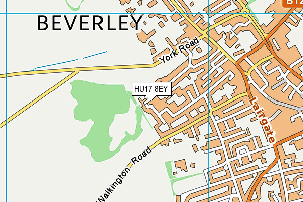 HU17 8EY map - OS VectorMap District (Ordnance Survey) HU17 8EY map - OS VectorMap District (Ordnance Survey)