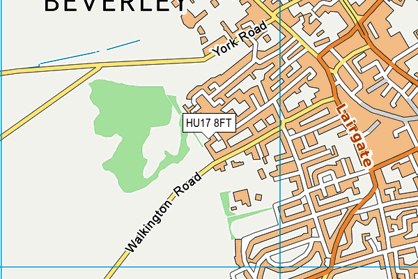 HU17 8FT map - OS VectorMap District (Ordnance Survey) HU17 8FT map - OS VectorMap District (Ordnance Survey)