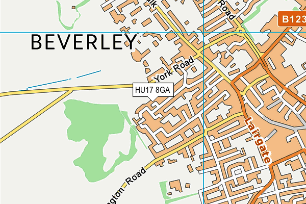 HU17 8GA map - OS VectorMap District (Ordnance Survey) HU17 8GA map - OS VectorMap District (Ordnance Survey)