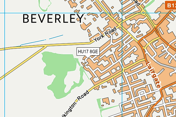 HU17 8GE map - OS VectorMap District (Ordnance Survey) HU17 8GE map - OS VectorMap District (Ordnance Survey)