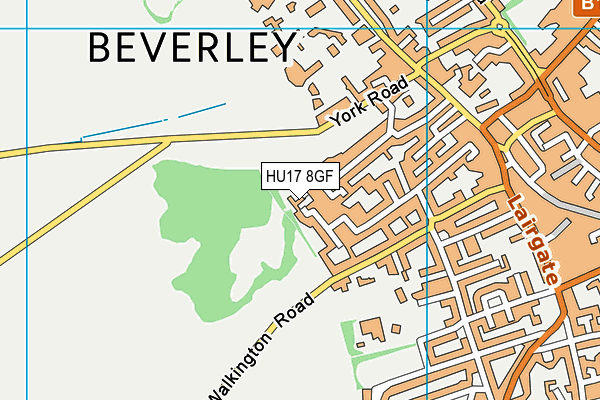 HU17 8GF map - OS VectorMap District (Ordnance Survey) HU17 8GF map - OS VectorMap District (Ordnance Survey)