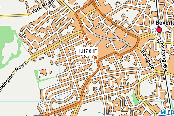 HU17 8HF map - OS VectorMap District (Ordnance Survey) HU17 8HF map - OS VectorMap District (Ordnance Survey)