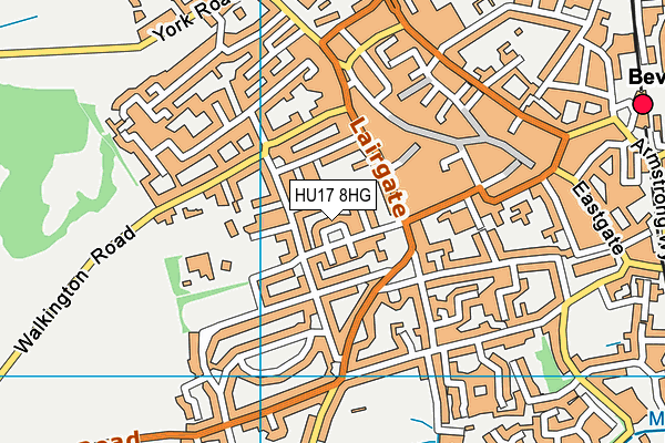 HU17 8HG map - OS VectorMap District (Ordnance Survey) HU17 8HG map - OS VectorMap District (Ordnance Survey)