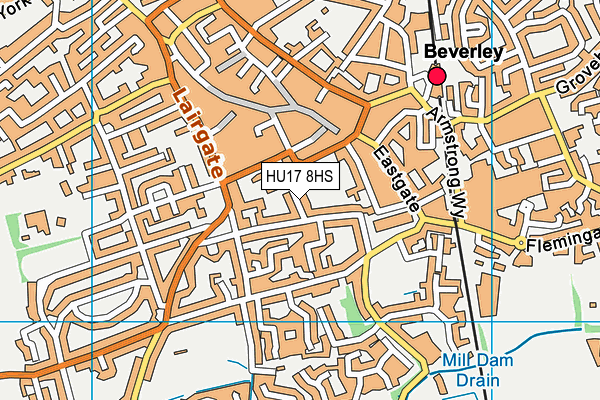HU17 8HS map - OS VectorMap District (Ordnance Survey) HU17 8HS map - OS VectorMap District (Ordnance Survey)