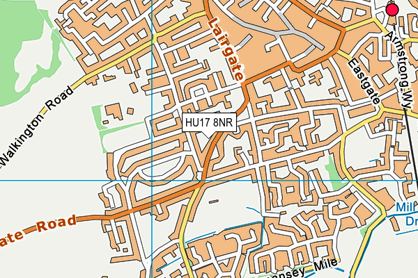 HU17 8NR map - OS VectorMap District (Ordnance Survey) HU17 8NR map - OS VectorMap District (Ordnance Survey)