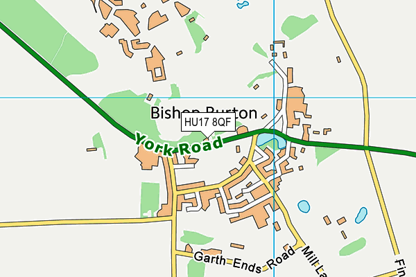 HU17 8QF map - OS VectorMap District (Ordnance Survey) HU17 8QF map - OS VectorMap District (Ordnance Survey)