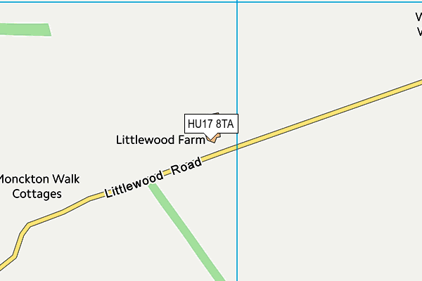 HU17 8TA map - OS VectorMap District (Ordnance Survey) HU17 8TA map - OS VectorMap District (Ordnance Survey)