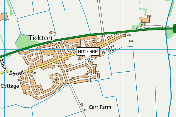 HU17 9RP map - OS VectorMap District (Ordnance Survey) HU17 9RP map - OS VectorMap District (Ordnance Survey)