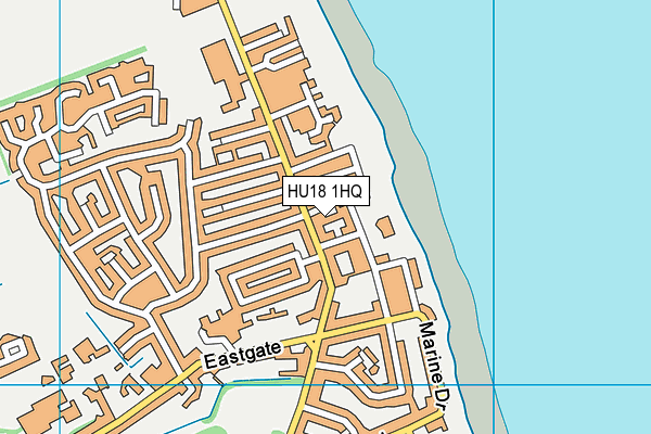 HU18 1HQ map - OS VectorMap District (Ordnance Survey) HU18 1HQ map - OS VectorMap District (Ordnance Survey)