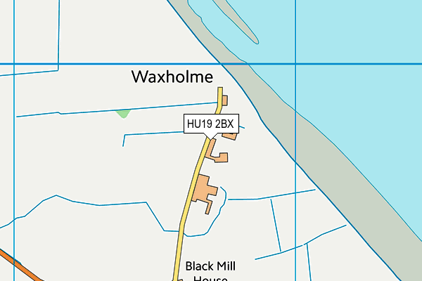 HU19 2BX map - OS VectorMap District (Ordnance Survey) HU19 2BX map - OS VectorMap District (Ordnance Survey)