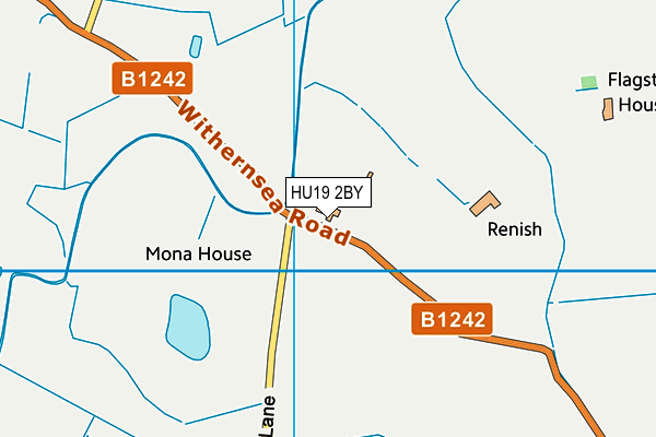 HU19 2BY map - OS VectorMap District (Ordnance Survey) HU19 2BY map - OS VectorMap District (Ordnance Survey)