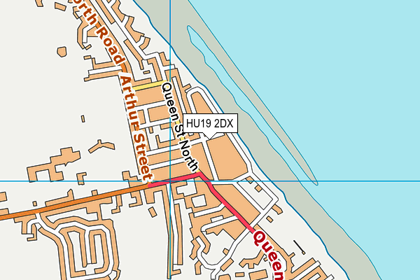 HU19 2DX map - OS VectorMap District (Ordnance Survey) HU19 2DX map - OS VectorMap District (Ordnance Survey)
