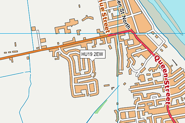 HU19 2EW map - OS VectorMap District (Ordnance Survey) HU19 2EW map - OS VectorMap District (Ordnance Survey)