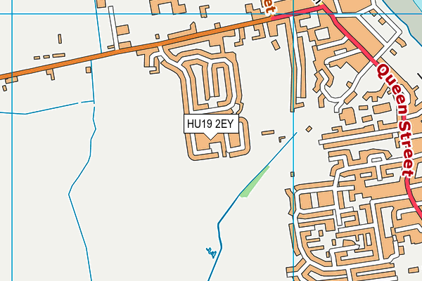 HU19 2EY map - OS VectorMap District (Ordnance Survey) HU19 2EY map - OS VectorMap District (Ordnance Survey)