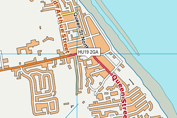 HU19 2GA map - OS VectorMap District (Ordnance Survey) HU19 2GA map - OS VectorMap District (Ordnance Survey)